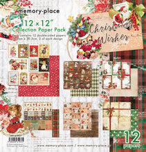 Cargar imagen en el visor de la galería, Memory Place -  12X12 - Collection Pack - Christmas Wishes. 12 sheets, 80lbs double sided. Available at Embellish Away located in Bowmanville Ontario Canada.
