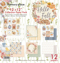 將圖片載入圖庫檢視器 Memory Place -  12X12 Collection Pack - Hello Fall. 12 sheets, 80lbs double sided. Available at Embellish Away located in Bowmanville Ontario Canada.
