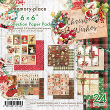 गैलरी व्यूवर में इमेज लोड करें, Memory Place -  6X6 Collection Pack - Christmas Wishes. 24 sheets, 80lbs double sided. Available at Embellish Away located in Bowmanville Ontario Canada.
