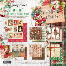 गैलरी व्यूवर में इमेज लोड करें, Memory Place -  8X8 - Collection Pack - Christmas Wishes. 18 sheets, 80lbs double sided. Available at Embellish Away located in Bowmanville Ontario Canada.
