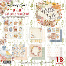 將圖片載入圖庫檢視器 Memory Place -  8X8 Collection Pack - Hello Fall. 18 sheets, 80lbs double sided. Available at Embellish Away located in Bowmanville Ontario Canada.
