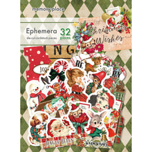 Load image into Gallery viewer, Memory Place - Ephemera - Christmas Wishes - 32/Pkg. Approx.  1.7" x 0.4". Available at Embellish Away located in Bowmanville Ontario Canada.
