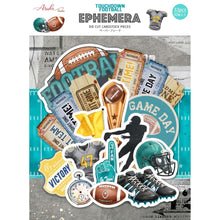 Cargar imagen en el visor de la galería, Asuka Studio - Ephemera - Touchdown Football - 32/Pkg. Available at Embellish Away located in Bowmanville Ontario Canada.
