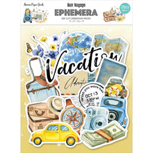 Load image into Gallery viewer, Memory Place - Ephemera Cardstock Die-Cuts - 24/Pkg - Bon Voyage. Available at Embellish Away located in Bowmanville Ontario Canada.
