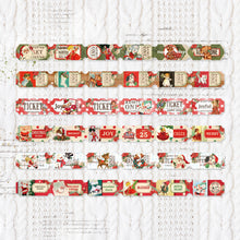 Load image into Gallery viewer, Memory Place Tickets Christmas Wishes - 36/Pkg - Double-Sided. Approx. 2.1" x 0.9". Available at Embellish Away located in Bowmanville Ontario Canada.
