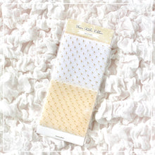 Charger l'image dans la galerie, Memory Place - Trim Sheer Glitter Ribbon 2.3"X 1yd - Snow/ Vanilla. Available at Embellish Away located in Bowmanville Ontario Canada.
