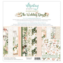 Cargar imagen en el visor de la galería, Mintay - 12X12 Paper Set - The Wedding Day. Scrapbooking and cardmaking paper set. 12" x 12", 240 gsm. Available at Embellish Away in Bowmanville Ontario Canada
