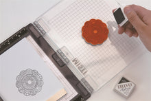 Charger l'image dans la galerie, My Sweet Petunia - Mini MISTI - Black. This is the Most Incredible Stamp Tool Invented. The hinge design provides consistent stamping for the novice or experienced crafter. This tool will accommodate both the red rubber cling mount stamps or clear stamp. Available at Embellish Away located in Bowmanville Ontario Canada
