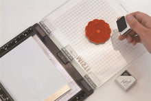 Charger l'image dans la galerie, My Sweet Petunia - Mini MISTI - Black. This is the Most Incredible Stamp Tool Invented. The hinge design provides consistent stamping for the novice or experienced crafter. This tool will accommodate both the red rubber cling mount stamps or clear stamp. Available at Embellish Away located in Bowmanville Ontario Canada
