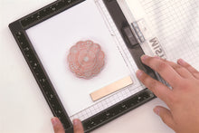 Charger l'image dans la galerie, My Sweet Petunia - Mini MISTI - Black. This is the Most Incredible Stamp Tool Invented. The hinge design provides consistent stamping for the novice or experienced crafter. This tool will accommodate both the red rubber cling mount stamps or clear stamp. Available at Embellish Away located in Bowmanville Ontario Canada
