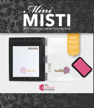 Charger l'image dans la galerie, My Sweet Petunia - Mini MISTI - Black. This is the Most Incredible Stamp Tool Invented. The hinge design provides consistent stamping for the novice or experienced crafter. This tool will accommodate both the red rubber cling mount stamps or clear stamp. Available at Embellish Away located in Bowmanville Ontario Canada
