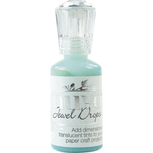 Load image into Gallery viewer, Nuvo-Jewel Drops. Add dimensional translucent tints to your paper craft projects! This package contains 30ml/1oz of jewel drops. Comes in a variety of colors. Each sold separately. Available at Embellish Away located in Bowmanville Ontario Canada. Sea Breeze
