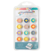 Cargar imagen en el visor de la galería, Paige Evans - Charm Staples - 12/Pkg - Adventurous. Elevate your crafting projects with the touch of charm staples. Available at Embellish Away located in Bowmanville Ontario Canada.
