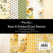 Charger l'image dans la galerie, Paper Rose - 6X6 Paper Collection - Bees &amp; Butterflies Basics. Available at Embellish Away located in Bowmanville Ontario Canada.
