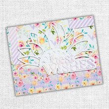 गैलरी व्यूवर में इमेज लोड करें, Paper Rose - Die - Sunflower Border. Approx. 6.7cm x 14.2 cm Designed in Australia. Available at Embellish Away in Bowmanville Ontario Canada. Example by brand ambassador.
