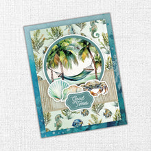 Load image into Gallery viewer, Paper Rose Quick Cards Die Cuts Seaside Memories. Embellish to create beautiful scenic cards! Available at Embellish Away located in Bowmanville Ontario Canada. Example by brand ambassador.

