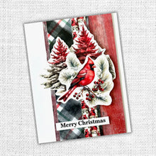 Charger l'image dans la galerie, Paper Rose Studio - 6x6 Paper Collection - Jolly Holidays. Traditional Christmas images such as nutcrackers, Santa, plaids, cozy homes, beautiful poinsettias, cardinals and jingling bells. Perfect for creating beautiful and festive holiday crafts. Available at Embellish Away located in Bowmanville Ontario Canada. Example by brand ambassador.
