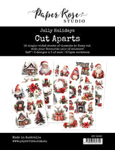 Cargar imagen en el visor de la galería, Paper Rose Studio - Cut Aparts Paper Pack - Jolly Holidays. Expertly curated for the festive holiday season, the Jolly Holidays Collection showcases a classic red and green color palette with touches of black and features traditional Christmas images. Available at Embellish Away located in Bowmanville Ontario Canada.
