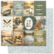 Charger l'image dans la galerie, Paper Rose 12X12 Patterned Paper - Single Sheets - Lakeside Memories - Select From Drop Down
