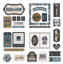 Load image into Gallery viewer, Photoplay - Ephemera - Wingman. Pack of designer cardstock die cuts, pre-cut, acid and lignon free. Available at Embellish Away located in Bowmanville Ontario Canada.
