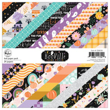 Cargar imagen en el visor de la galería, Pinkfresh Studio - Paige Evans - 6X6 Paper Pack - BooVille. Includes 24 Sheets. Available at Embellish Away located in Bowmanville Ontario Canada.
