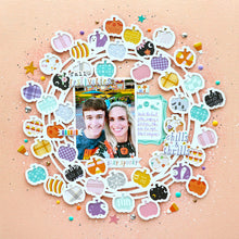Charger l'image dans la galerie, Pinkfresh Studio - Paige Evans - Puffy Stickers - BooVille. Available at Embellish Away located in Bowmanville Ontario Canada. Example by Paige Taylor Evans.
