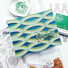將圖片載入圖庫檢視器 Pinkfresh Studio - Press Plate - Twist Pattern. 1 pc press plate set designed by Kaitlin Sheaffer. Made to coordinate with the Twist Pattern die. Available at Embellish Away located in Bowmanville Ontario Canada. Example by brand ambassador.
