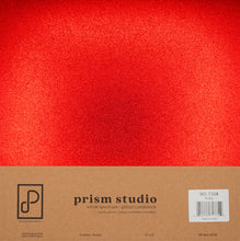 Cargar imagen en el visor de la galería, Prism Studio - 12X12 Whole Spectrum Glitter Cardstock - Ruby (15 sheets). Heavyweight, 103.4lb (280 gsm) Sparkle and elegance to your projects. For crafting, scrapbooking, invitations, and DIY. At Embellish Away in Ontario Canada.
