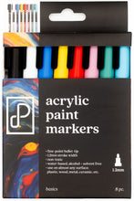 Charger l'image dans la galerie, Prism Studio - Acrylic Paint Markers - Basics - Fine Point- 8 Pack. Available at Embellish Away located in Bowmanville Ontario Canada.
