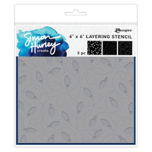 Load image into Gallery viewer, Ranger - Simon Hurley create. - BUNDLE - Background Stamp and Stencil - Tangled Lights. Available at Embellish Away located in Bowmanville Ontario Canada.
