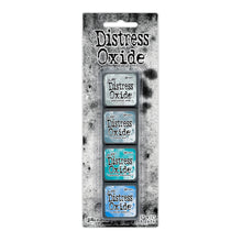 將圖片載入圖庫檢視器 Ranger - Tim Holtz - Distress Mini Oxide Ink Pads Kit, #4 (4pc). Colours: Weathered Wood, Stormy Sky, Peacock Feathers and Salty Ocean. Available at Embellish Away in Bowmanville Ontario Canada.
