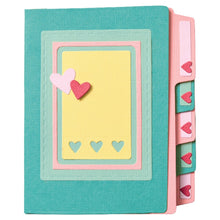 Cargar imagen en el visor de la galería, Sizzix - Thinlits Die Set - Snap and Swap File Folders (15pk). Available at Embellish Away located in Bowmanville Ontario Canada. Example by brand ambassador.
