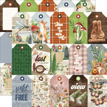 Load image into Gallery viewer, Simple Stories - 12X12 Patterned Paper - Simple Vintage Woodlands - Tag Elements. Available at Embellish Away located in Bowmanville Ontario Canada.
