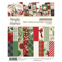 將圖片載入圖庫檢視器 Simple Stories - 6X8 Paper Pad - Simple Vintage Old-Fashioned Christmas. Available at Embellish Away in Bowmanville Ontario Canada.
