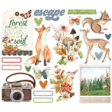 Load image into Gallery viewer, Simple Stories - Big Bits &amp; Pieces - Simple Vintage Woodlands. 21 Die Cut Cardstock Pieces. Available at Embellish Away located in Bowmanville Ontario Canada.
