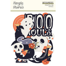 將圖片載入圖庫檢視器 Simple Stories - Bits &amp; Pieces - Frightful Fun. 89 Die Cut Cardstock Pieces. Available at Embellish Away in Bowmanville Ontario Canada.
