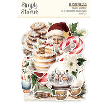 將圖片載入圖庫檢視器 Simple Stories - Bits &amp; Pieces - Simple Vintage Old-Fashioned Christmas. 92 Die Cut Pieces. Available at Embellish Away in Bowmanville Ontario Canada.
