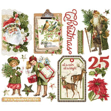 Load image into Gallery viewer, Simple Stories - Bits &amp; Pieces Die-Cuts - Big - Simple Vintage Yuletide. Die-cuts are a great addition to scrapbook pages, greeting cards and more! This package contains Bits &amp; Pieces 17 Die Cut Cardstock Pieces. Available at Embellish Away located in Bowmanville Ontario Canada.
