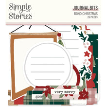 Charger l'image dans la galerie, Simple Stories - Bits &amp; Pieces Die-Cuts - 26/Pkg - Journal - Boho Christmas. Take your projects to the next level and put the perfect finishing touch with die cut embellishments. They can add dimensions and color to your projects. Available at Embellish Away located in Bowmanville Ontario Canada.
