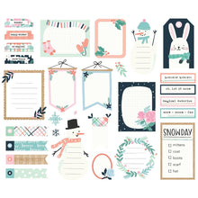 Load image into Gallery viewer, Simple Stories - Bits &amp; Pieces Die-Cuts - 29/Pkg - Journal - Simple Winter Wonder. A great addition to scrapbook pages, greeting cards and more! The perfect embellishment for all your paper crafting needs! This package contains 29 die-cut cardstock pieces. Available at Embellish Away located in Bowmanville Ontario Canada.
