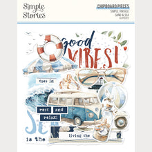 將圖片載入圖庫檢視器 Simple Stories - Chipboard Pieces - Simple Vintage Sand &amp; Sea. Available at Embellish Away located in Bowmanville Ontario Canada.
