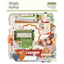 Load image into Gallery viewer, Simple Stories - Ephemera - Simple Vintage Woodlands. 46 Large Die Cut Cardstock Pieces. Available at Embellish Away located in Bowmanville Ontario Canada.
