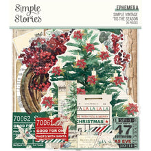 Load image into Gallery viewer, Simple Stories - Ephemera - 36/Pkg - Simple Vintage 'Tis The Season. Die-Cuts are a great addition to scrapbook pages, greeting cards and more! The perfect embellishment for all your paper crafting needs! Available at Embellish Away located in Bowmanville Ontario Canada.

