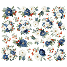 Load image into Gallery viewer, Simple Stories - Floral Bits &amp; Pieces - Simple Vintage Sand &amp; Sea. 30 Die Cut Cardstock Pieces. Available at Embellish Away in Bowmanville Ontario Canada.
