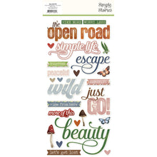 Load image into Gallery viewer, Simple Stories - Foam Stickers - Simple Vintage Woodlands. 52 Foam Stickers. Available at Embellish Away located in Bowmanville Ontario Canada.
