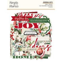 將圖片載入圖庫檢視器 Simple Stories - Journal Bits &amp; Pieces - Simple Vintage Old-Fashioned Christmas. 89 Die Cut Pieces. Available at Embellish Away in Bowmanville Ontario Canada.
