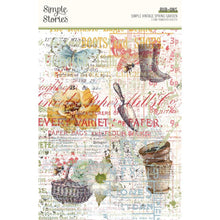 Load image into Gallery viewer, Simple Stories - Rub-Ons - Simple Vintage Spring Garden. These transfers are easy to use rub-on transfers that release onto a wide variety of surfaces allowing for a multitude of decor, furniture and multi-media uses. Available at Embellish Away located in Bowmanville Ontario Canada.

