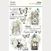 Charger l'image dans la galerie, Simple Stories - Rub Ons - Vintage Timeless Harmony. Rub-On Transfers on Two 6x8 Sheets. Available at Embellish Away in Bowmanville Ontario Canada.
