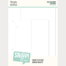 Charger l'image dans la galerie, Simple Stories - SNAP! Flip Page Binder Inserts - 4" x 6"/6" x 8". 2 - 4x6 and 2 - 6x8. Available at Embellish Away in Bowmanville Ontario Canada.
