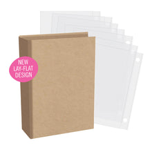 Load image into Gallery viewer, Simple Stories - SNAP! Simple Kraft Chipboard Binder - 4" x 6". 4x6 - 1.5" D-Ring Lay-Flat. Available at Embellish Away in Bowmanville Ontario Canada.

